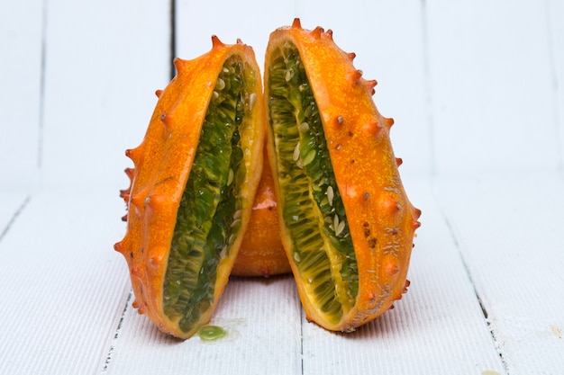 Horned melon fruit