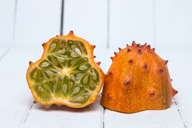 Horned melon fruit