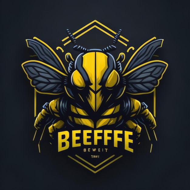 Foto modello del logo di hornet esport