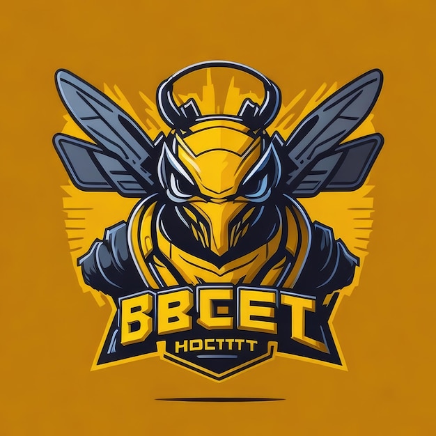 Photo hornet esport logo template