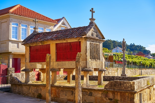 Horreo in Combarro Galician village of Pontevedra