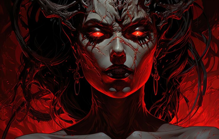 Horror artwork illustration