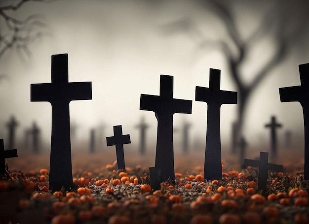 Photo horror background with halloween concept