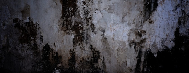 Horror and scary cement. walls are full of stains and scratches