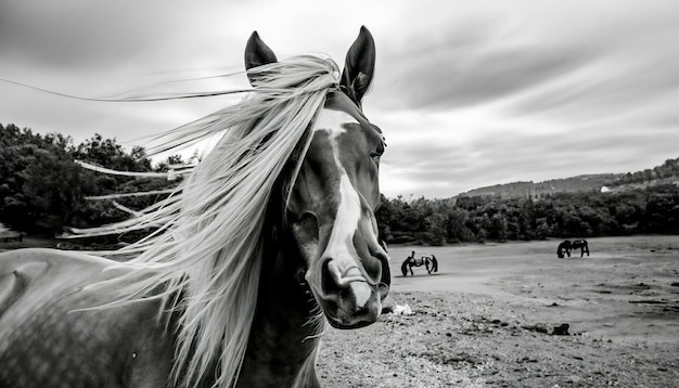 写真 馬の動物