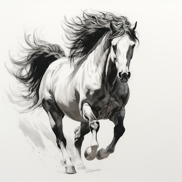 horse art prints