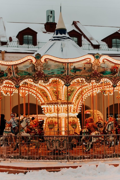 写真 カルーセルによる馬