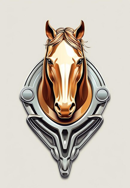 horse face art