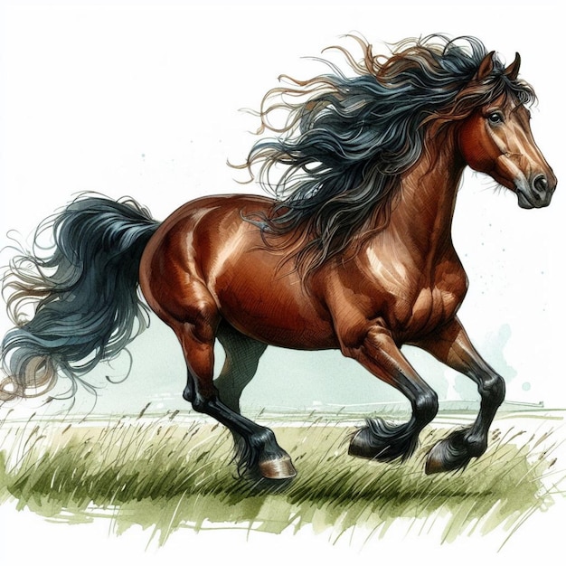 horse illustration