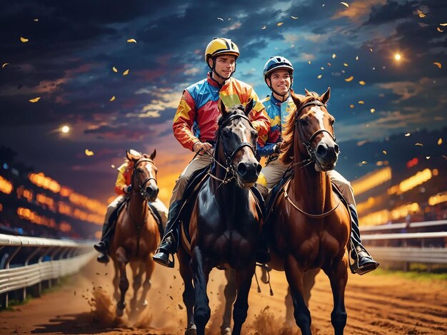 The horse racing game