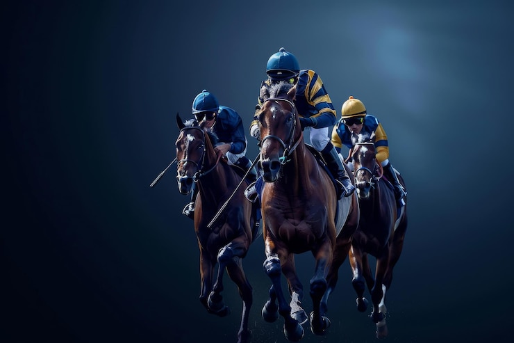 Photo horse racing hippodrome competition betting