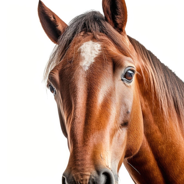 Horse's Harmonious Closeup