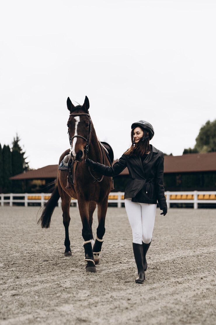 Photo horses on field