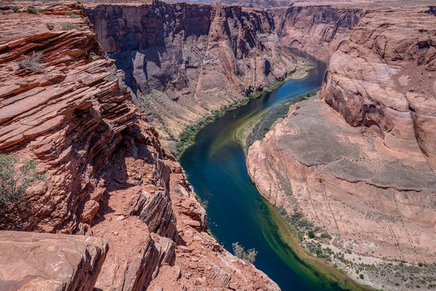 Horseshoe bend page arizona horse shoe bend on colorado river grand canyon