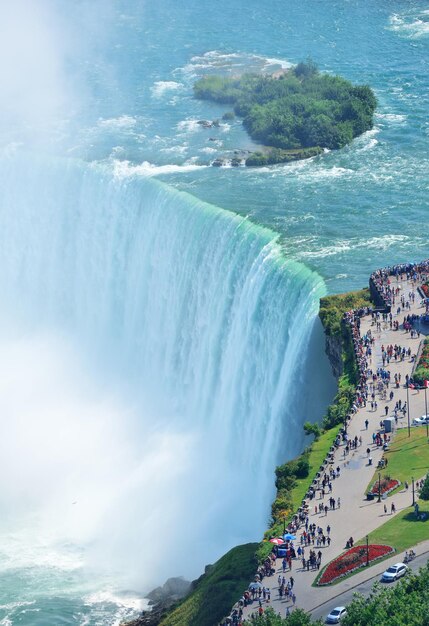 Horseshoe Falls aerial view