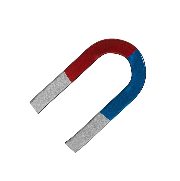 Horseshoe magnet isolated