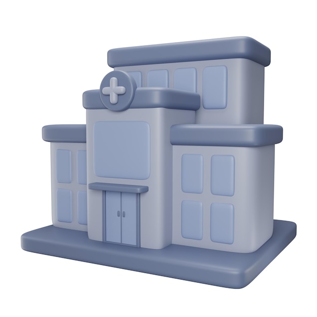 Hospital 3D Icon