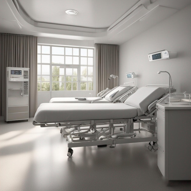 hospital background render