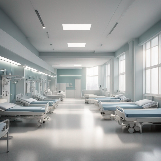 hospital background render