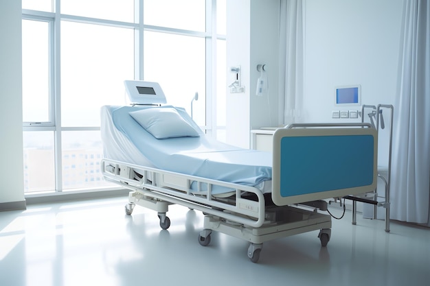 Hospital Bed health care background