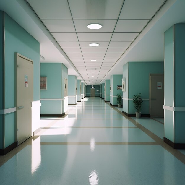 Photo hospital corridor