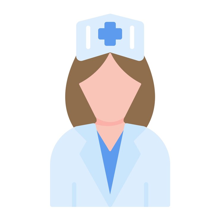Photo hospital location flat illustration