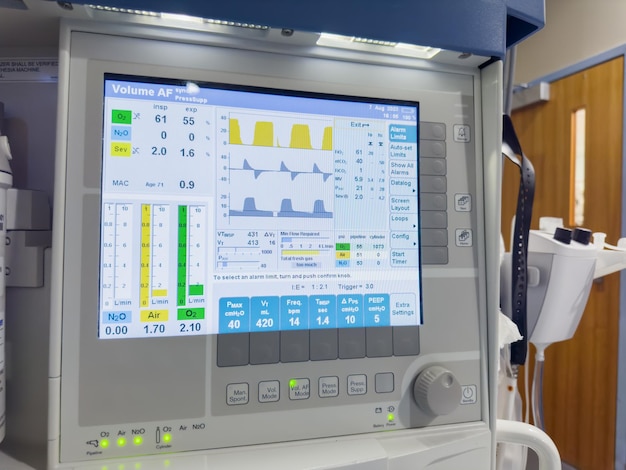 Hospital monitor machines symbolize the importance of continuous monitoring of vital signs such as