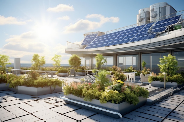 Hospital rooftop solar garden contributing to rene 00465 00