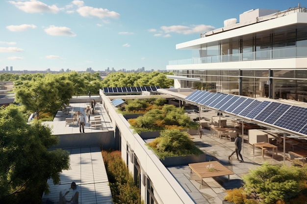 Hospital rooftop solar garden contributing to rene 00465 01