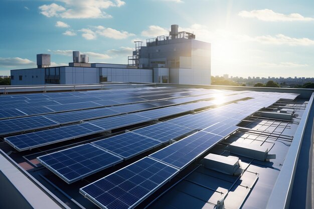 Hospital rooftop solar panels contributing to sust 00466 02