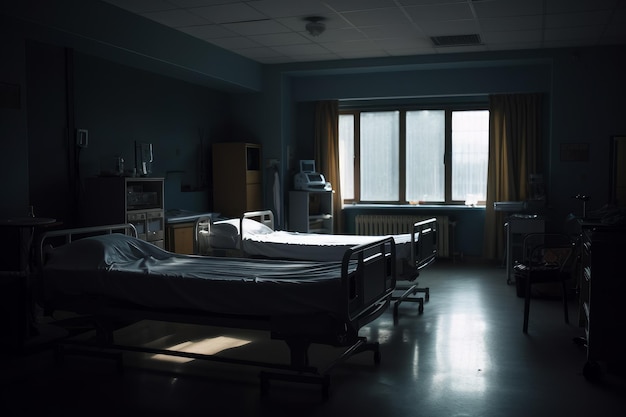 Hospital room Generate Ai