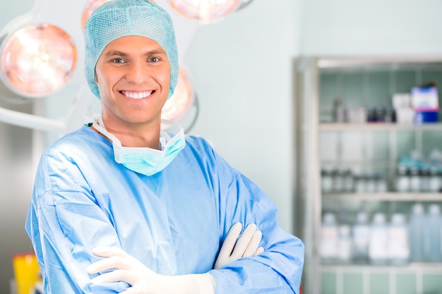 Hospital - surgeon doctor in operating room