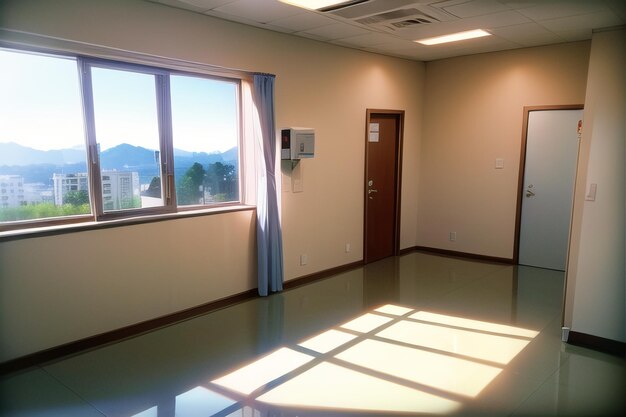 Hospital ward display architectural interior design residential house sample wallpaper background