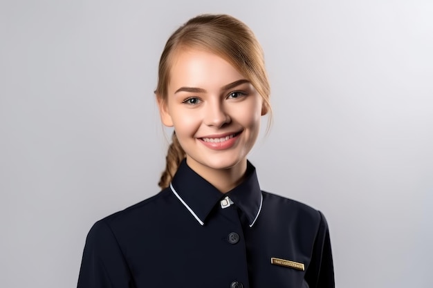 Hostess uniform Generate Ai