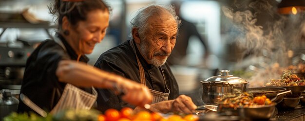 Hosting A Cooking Class Where Grandparents Teach Background