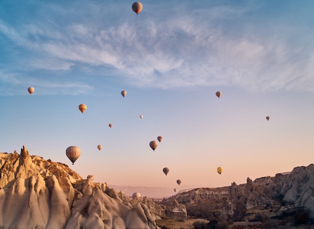 Hot air balloon in cappadocia