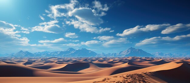 Hot air balloon in the desert