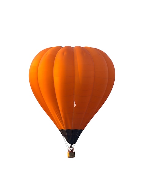 Photo hot air balloon  isolated on white background.