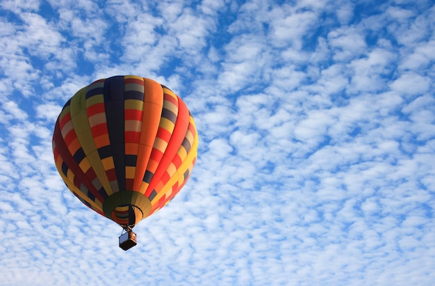 Hot air balloon in the sky