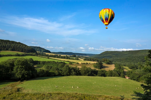 Hot Air Balloon Yorkshire Dales England