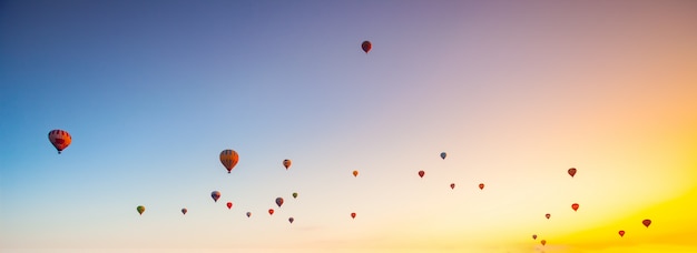 Hot air balloons