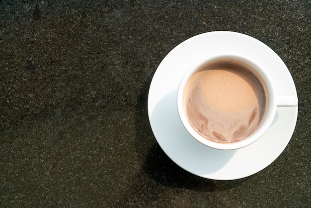 Tazza di cioccolata calda o di cacao