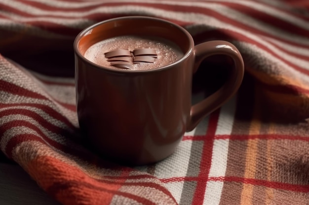 Hot chocolate milk Generate Ai