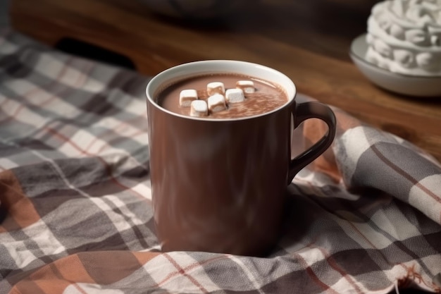 Hot chocolate mug Generate Ai