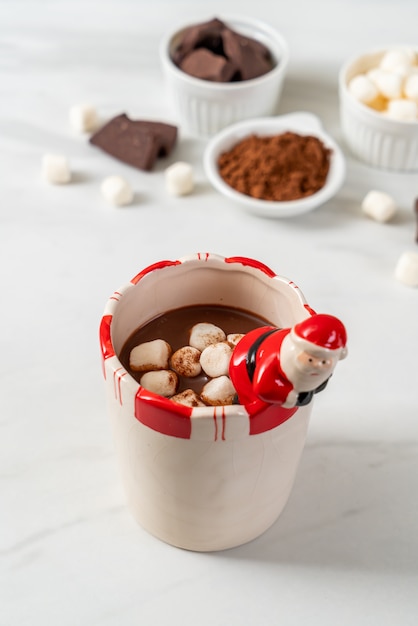 hot chocolate with marshmallows