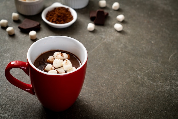 hot chocolate with marshmallows