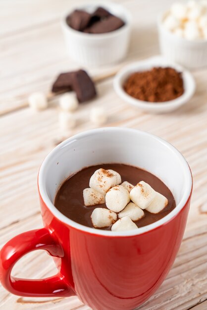 hot chocolate with marshmallows