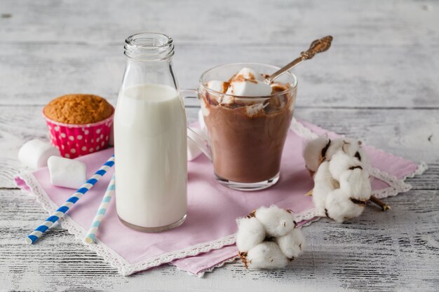 Cioccolata calda con marshmallow