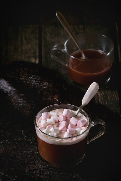 Hot chocolate with marshmallows