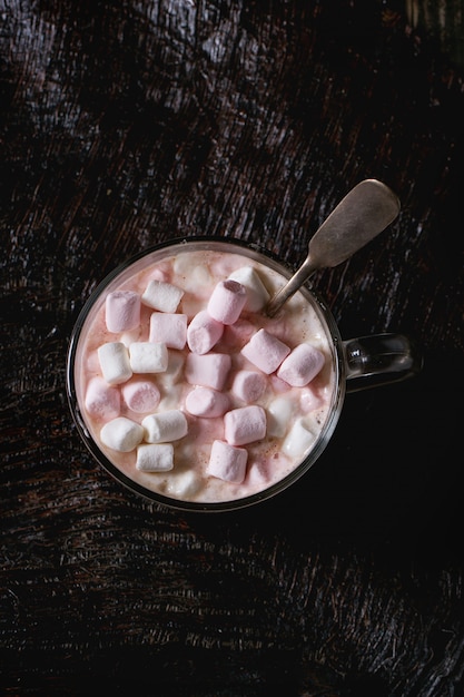 Hot chocolate with marshmallows